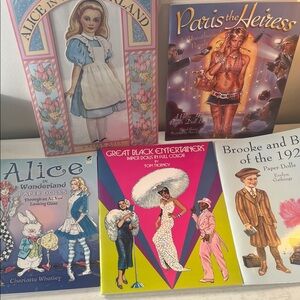 Vintage Paper Doll Book Collection All New